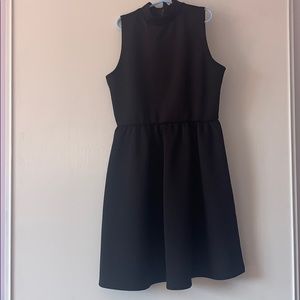 a pretty black formal dress